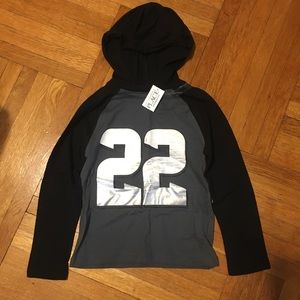 NEW! Children’s Place #22 long sleeve hoodie